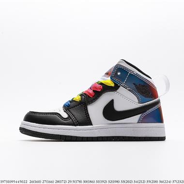 Nike Air Jordan 1 Mid喬丹一代Aj1中幫文化潮流板鞋 童鞋