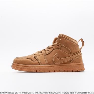 Nike Air Jordan 1 Mid喬丹一代Aj1中幫文化潮流板鞋 童鞋