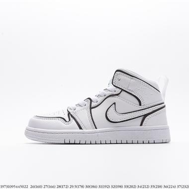 Nike Air Jordan 1 Mid喬丹一代Aj1中幫文化潮流板鞋 童鞋