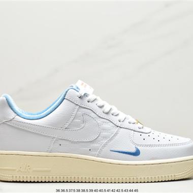 Nike  Air Force 1 Low 空軍一號斑馬紋反光低幫休閑板鞋 