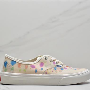 VANS Sandy Liang聯名蝴蝶花瓣塗鴉Aut帆布鞋板鞋