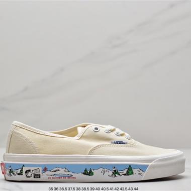 Vans Authentic 44DX經典安娜海姆 4孔低幫硫化半拖滑板鞋