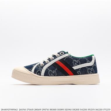 GUCCI Ace Embroidered Low-Top拼色刺繡系列 童鞋