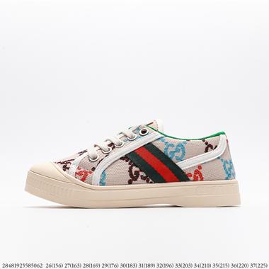 GUCCI Ace Embroidered Low-Top拼色刺繡系列 童鞋