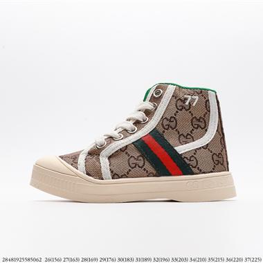 GUCCI Ace Embroidered Low-Top拼色刺繡系列 童鞋