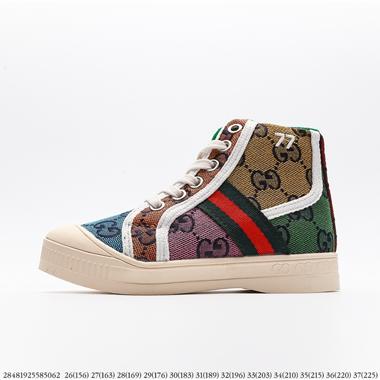GUCCI Ace Embroidered Low-Top拼色刺繡系列 童鞋