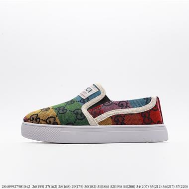 GUCCI Ace Embroidered Low-Top拼色刺繡系列 童鞋