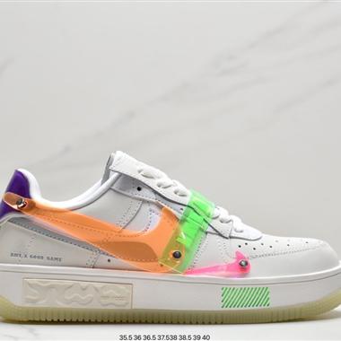 Nike WMNS Air Force 1 Shadow 馬卡龍空軍一號輕量增高低幫百搭板鞋
