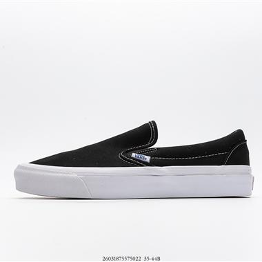 Vans Og Classic Slip-On 帆布硫化懶人一腳蹬低幫滑板鞋
