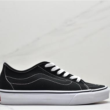 VANS SK8-Low"Blue/White"改良低幫帆布休閑運動硫化滑板鞋