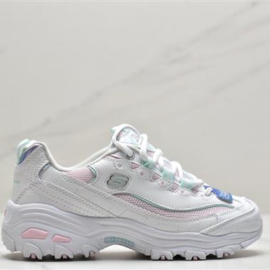 Skechers D"lites 1.0精英一代系列舒適熊貓老爹風厚底休閑運動複古慢跑鞋