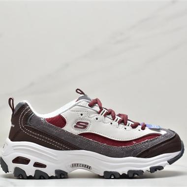 SKECHERS D"lites 1.0精英一代系列舒適熊貓老爹風厚底休閑運動複古慢跑鞋
