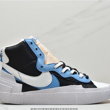 NIKE BLAZER MID/SACAI雜交雙鈎開拓者運動鞋