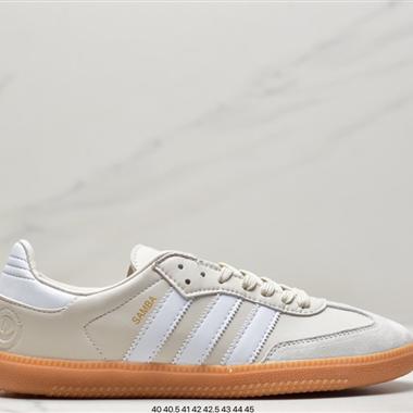 Adidas 三葉草 Originals Samba Vegan OG 百搭皮革板鞋