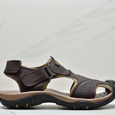 ECCO 2022夏季新款透氣包頭戶外涼鞋