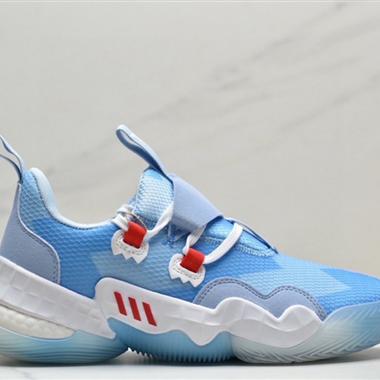 Adidas Trae Young 1"Cotton Candy"特雷·楊1代系列低幫緩震防滑透氣運動文化籃球鞋