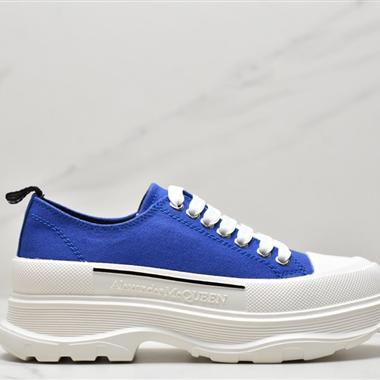 Alexander McQueen sole sneakers低幫時裝厚底顯高百搭休閑鞋
