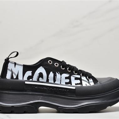 Alexander McQueen sole sneakers低幫時裝厚底顯高百搭休閑鞋