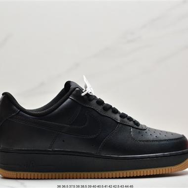 Nike Air Force 1'07"Black/Gum"空軍一號經典低幫百搭休閑運動板鞋