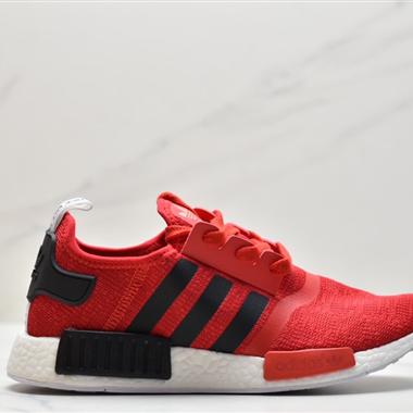 Adidas NMD RUNNER PK 爆米花超彈中底 針織網面休閑運動跑鞋
