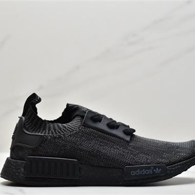 Adidas NMD RUNNER PK 爆米花超彈中底 針織網面休閑運動跑鞋