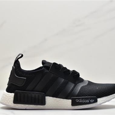 Adidas NMD RUNNER PK 爆米花超彈中底 針織網面休閑運動跑鞋