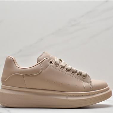 Alexander McQueen Sole Leather Sneakers低幫時裝厚底休閑運動小白鞋