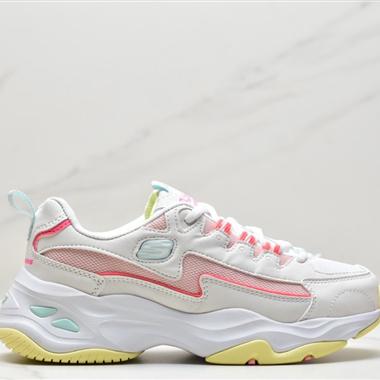 SKECHERS D"lites 1.0精英一代系列舒適熊貓老爹風厚底休閑運動復古慢跑鞋