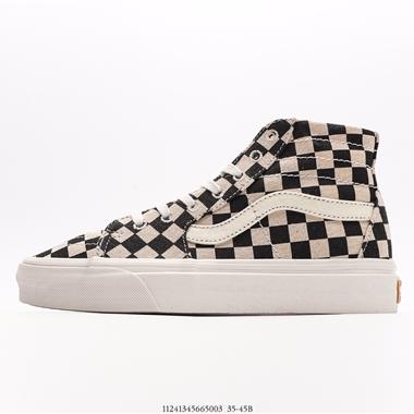 Vans SK8-Hi 復古棋盤格經典低幫透氣帆布板鞋