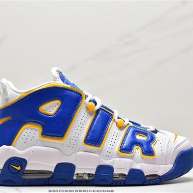 Nike Air More Uptempo'96"White/Navy"皮蓬壹代系列經典高街百搭休閑運動文化籃球鞋