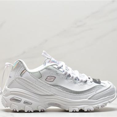 Skechers D"lites 1.0精英一代系列舒適熊貓老爹風厚底休閑運動復古慢跑鞋