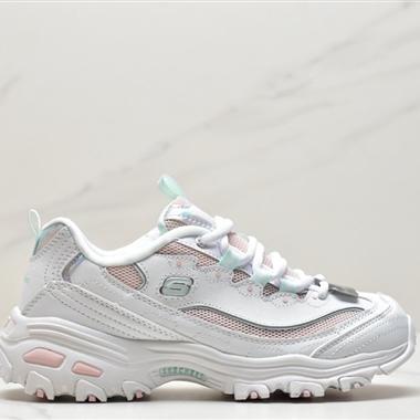 Skechers D"lites 1.0精英一代系列舒適熊貓老爹風厚底休閑運動復古慢跑鞋