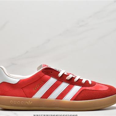 Adidas Originals Gazelle"Esquisite Gucci"羚羊系列低幫復古百搭休閑運動板鞋