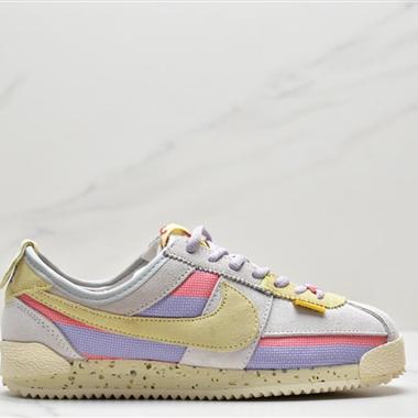 Union LA x Nike Cortez Low"Black"阿甘改良初代低幫復古經典休閑運動慢跑鞋
