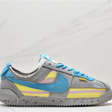 Union LA x Nike Cortez Low"Black"阿甘改良初代低幫復古經典休閑運動慢跑鞋