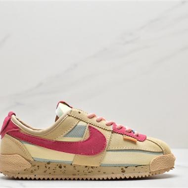 Union LA x Nike Cortez Low"Black"阿甘改良初代低幫復古經典休閑運動慢跑鞋