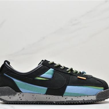 Union LA x Nike Cortez Low"Black"阿甘改良初代低幫復古經典休閑運動慢跑鞋