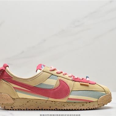 Union LA x Nike Cortez Low"Black"阿甘改良初代低幫復古經典休閑運動慢跑鞋