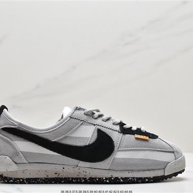 Union LA x Nike Cortez Low"Black"阿甘改良初代低幫復古經典休閑運動慢跑鞋