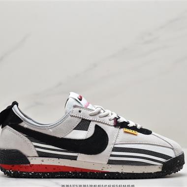 Union LA x Nike Cortez Low"Black"阿甘改良初代低幫復古經典休閑運動慢跑鞋