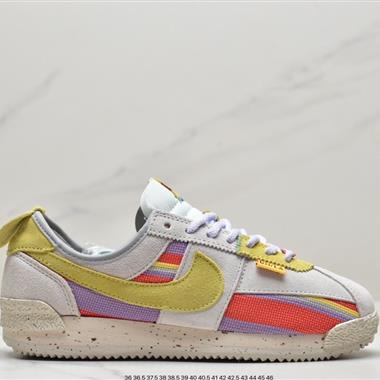 Union LA x Nike Cortez Low"Black"阿甘改良初代低幫復古經典休閑運動慢跑鞋