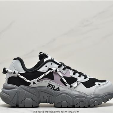 Fila Heritage Fluid 山系血管系列復古貓爪老爹ins潮流休閑運動慢跑鞋