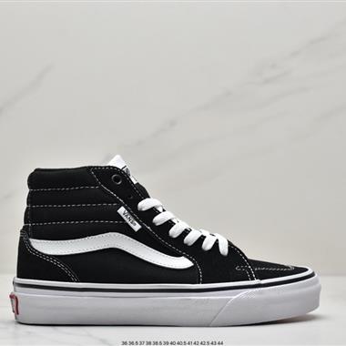 Vans Sk8-Hi Slim經典高幫帆布休閑運動硫化滑板板鞋