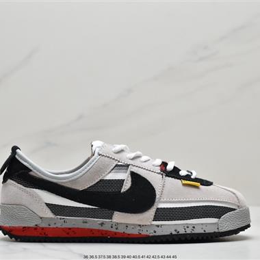 Union LA x Nike Cortez Low"Black"阿甘改良初代低幫復古經典休閑運動慢跑鞋