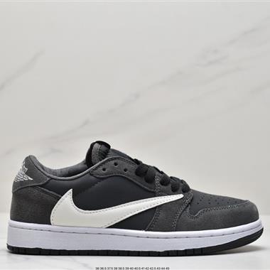 Fragment x Travis Scott x Air Jordan 1  AJ1 低幫文化籃球鞋 