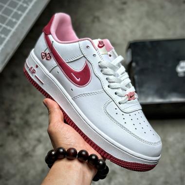 Nike Wmns Air Force 1』07 Low"White/Cherry Blosso Pink"空軍一號經典低幫百搭休閑運動板鞋 