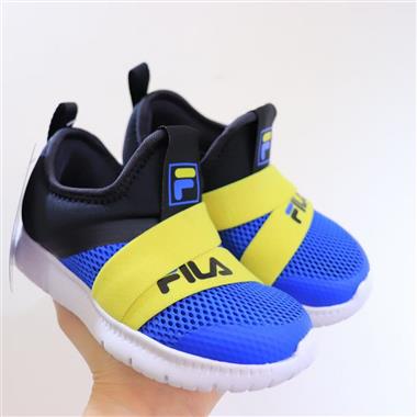 FILA  斐樂綁帶一腳蹬網鞋 