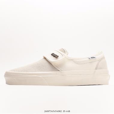 Vans Og Classic Slip-On 帆布硫化懶人一腳蹬低幫滑板鞋