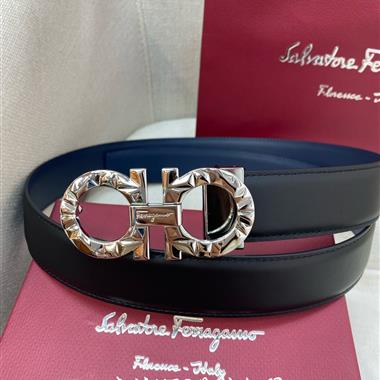 Ferragamo   2023新款時尚皮帶   3.4CM