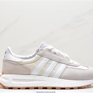 Adidas Racing E5 Boost Prototype速度輕盈復古系列 百搭透氣運動慢跑鞋